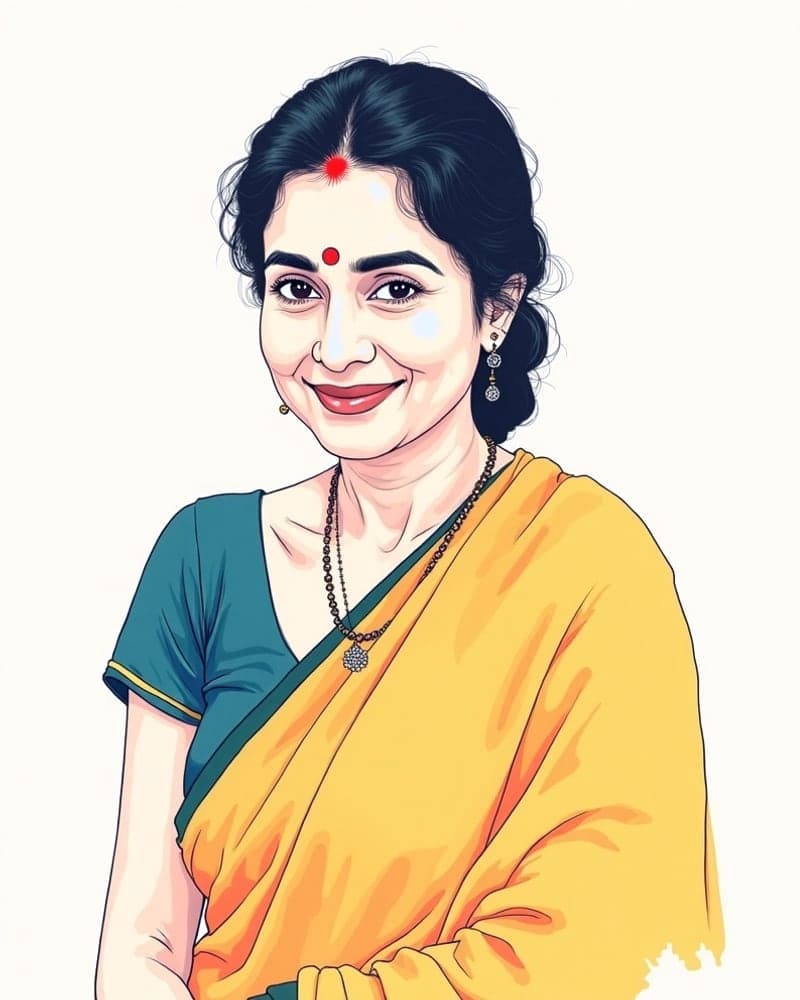 Illustration of Debarati Mitra